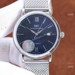 Swiss Quality Replica IWC Portofino Mesh Strap Watches with Citizen